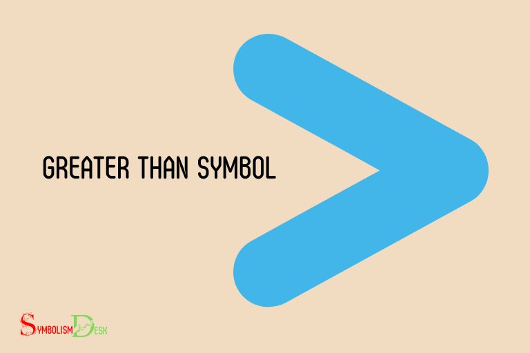 name of greater than symbol