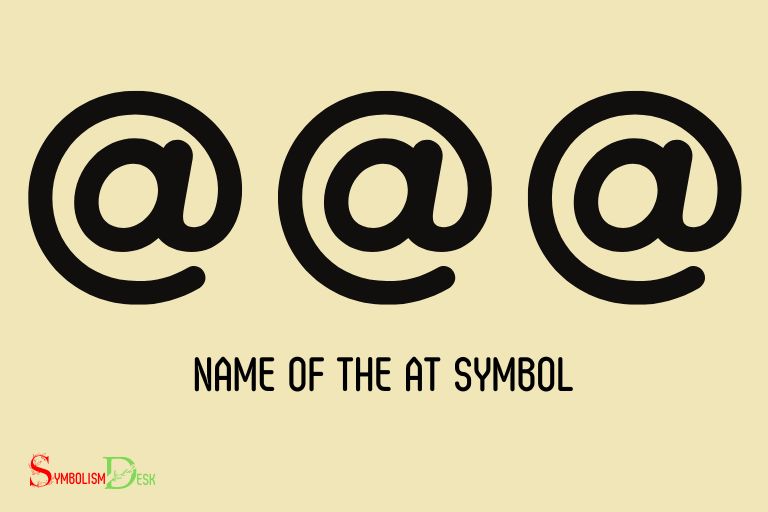 Name Of The At Symbol: 