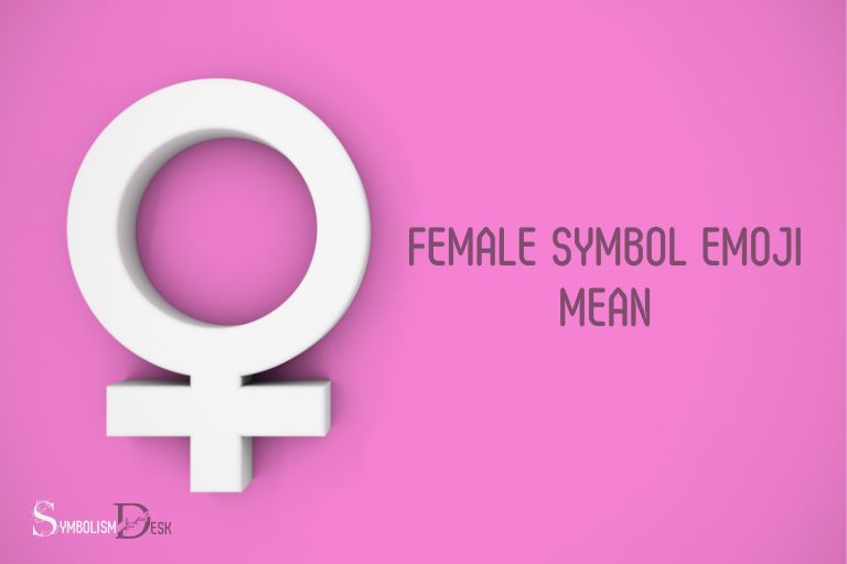 what does the female symbol emoji mean