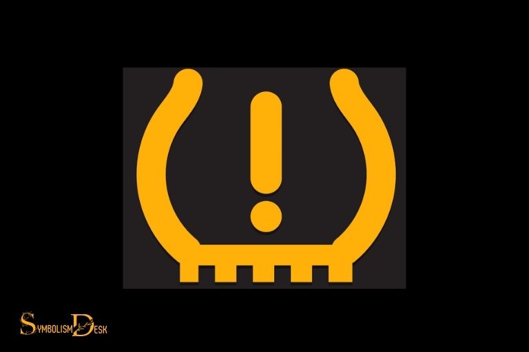 what does a flashing tire symbol mean