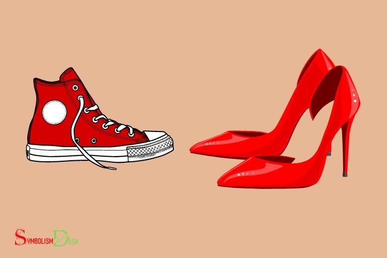 what does red shoes symbolism mean