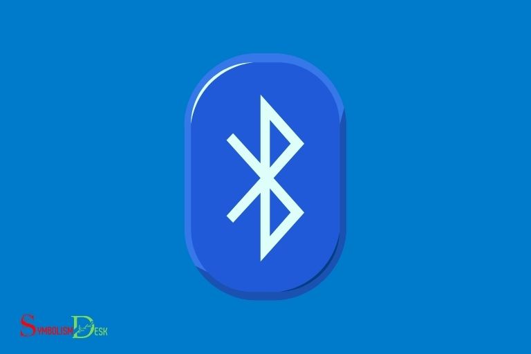 what does the bluetooth symbol on an app mean