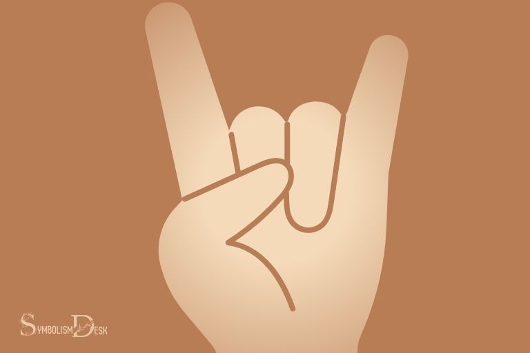 what does the rock and roll hand symbol mean