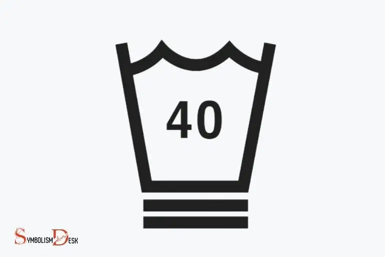 what does 40 mean in laundry symbols