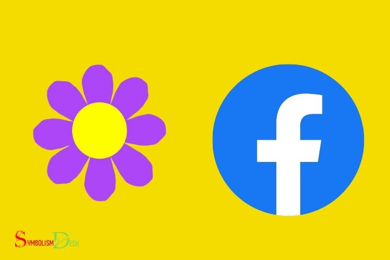 what does the flower symbol mean on facebook