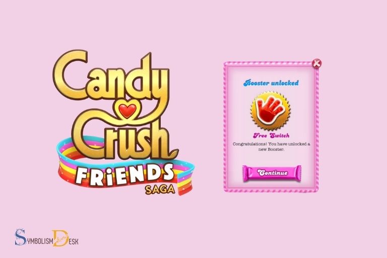 what does the hand symbol mean in candy crush
