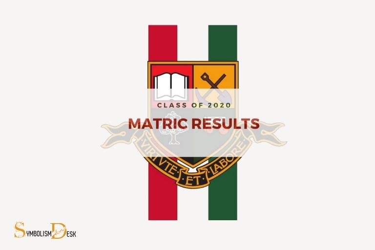 what does a symbol mean in matric results