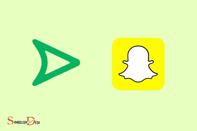 what does the green symbol mean on snapchat