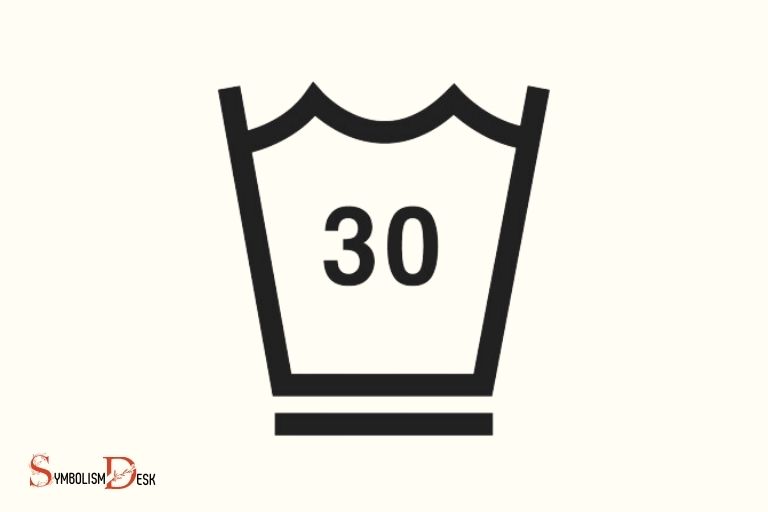 what does wash symbol 30 mean