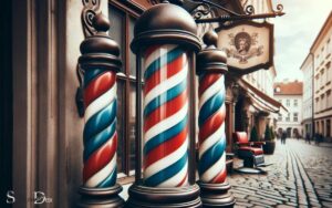 What is the Symbolic Meaning of the Barber Pole? Explain!