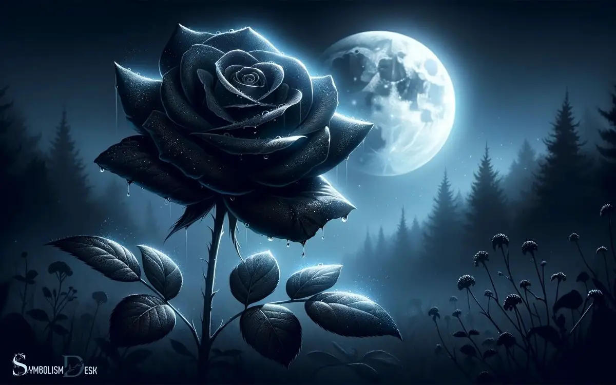 what is the symbolic meaning of a black rose