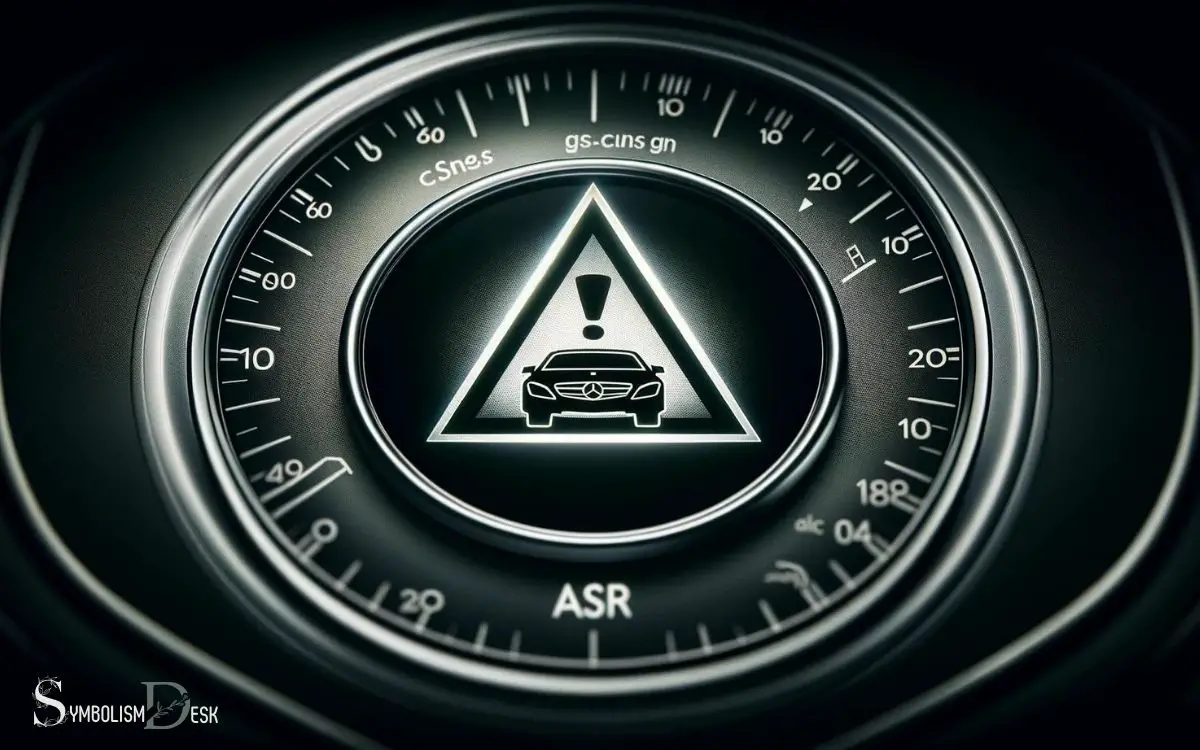 Car in Triangle Symbol Mercedes