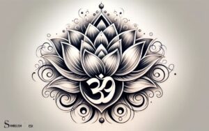 lotus flower om symbol tattoo meaning