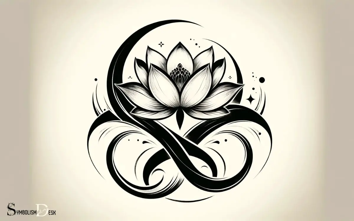 lotus flower with infinity symbol tattoo meaning