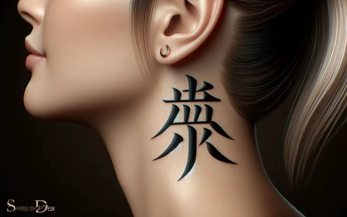 meanings chinese symbol tattoo behind ear
