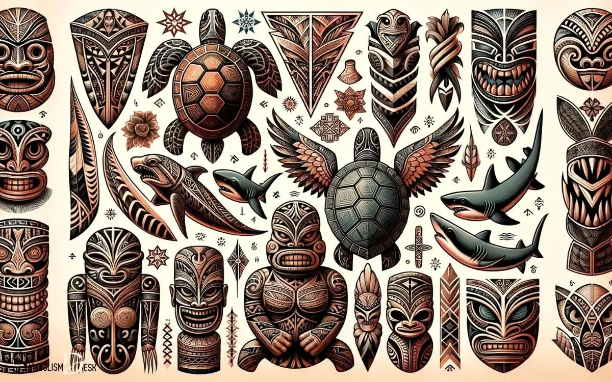 Full but Thigh and Knee Polynesian Tattoo · Creative Fabrica