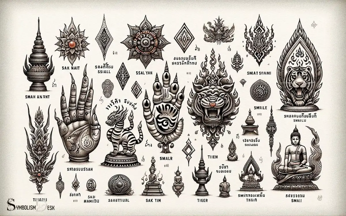 small thai tattoo symbols and meanings