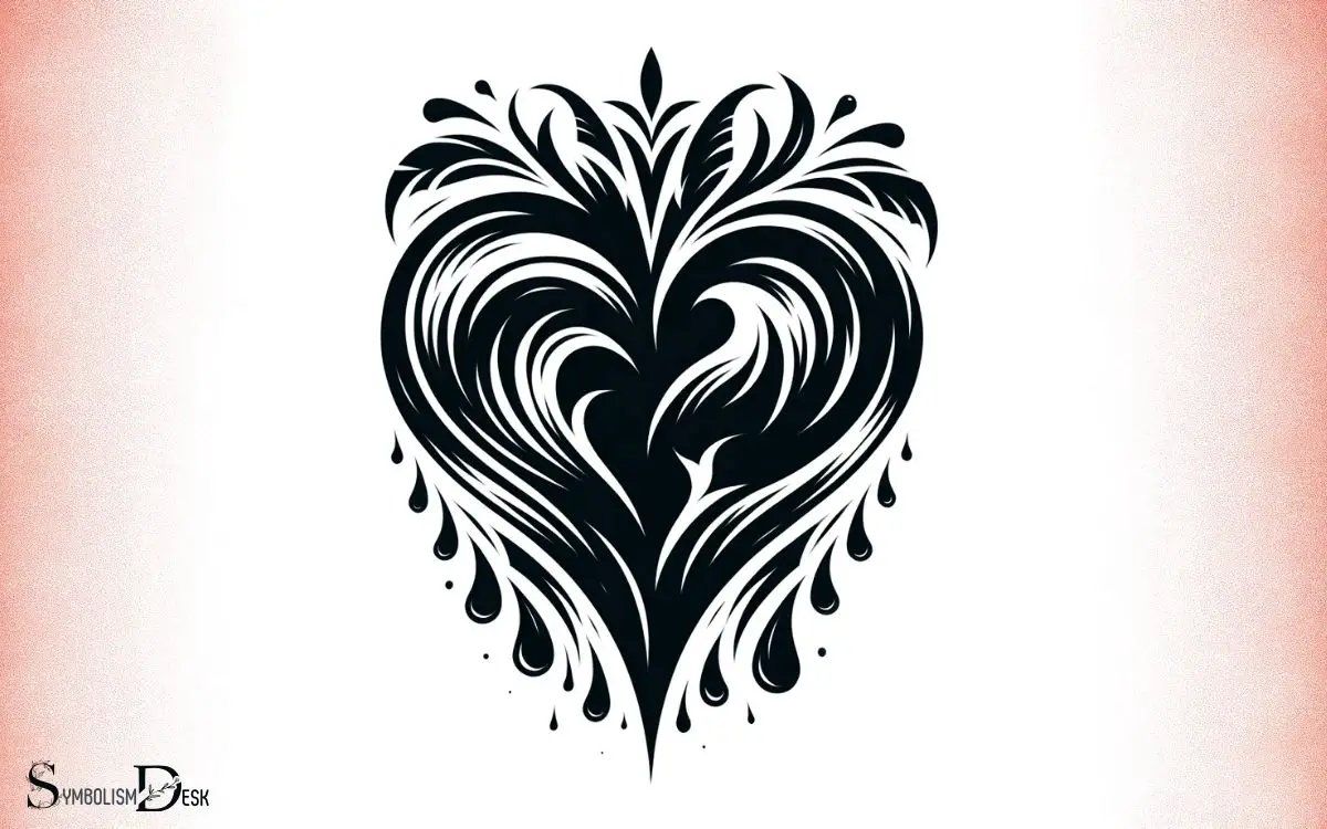 what does a black heart tattoo symbolize