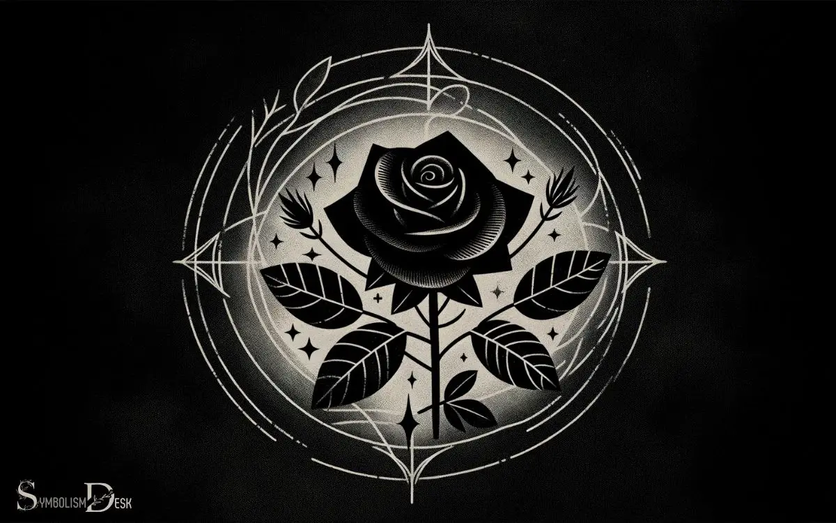 what does a black rose tattoo symbolize