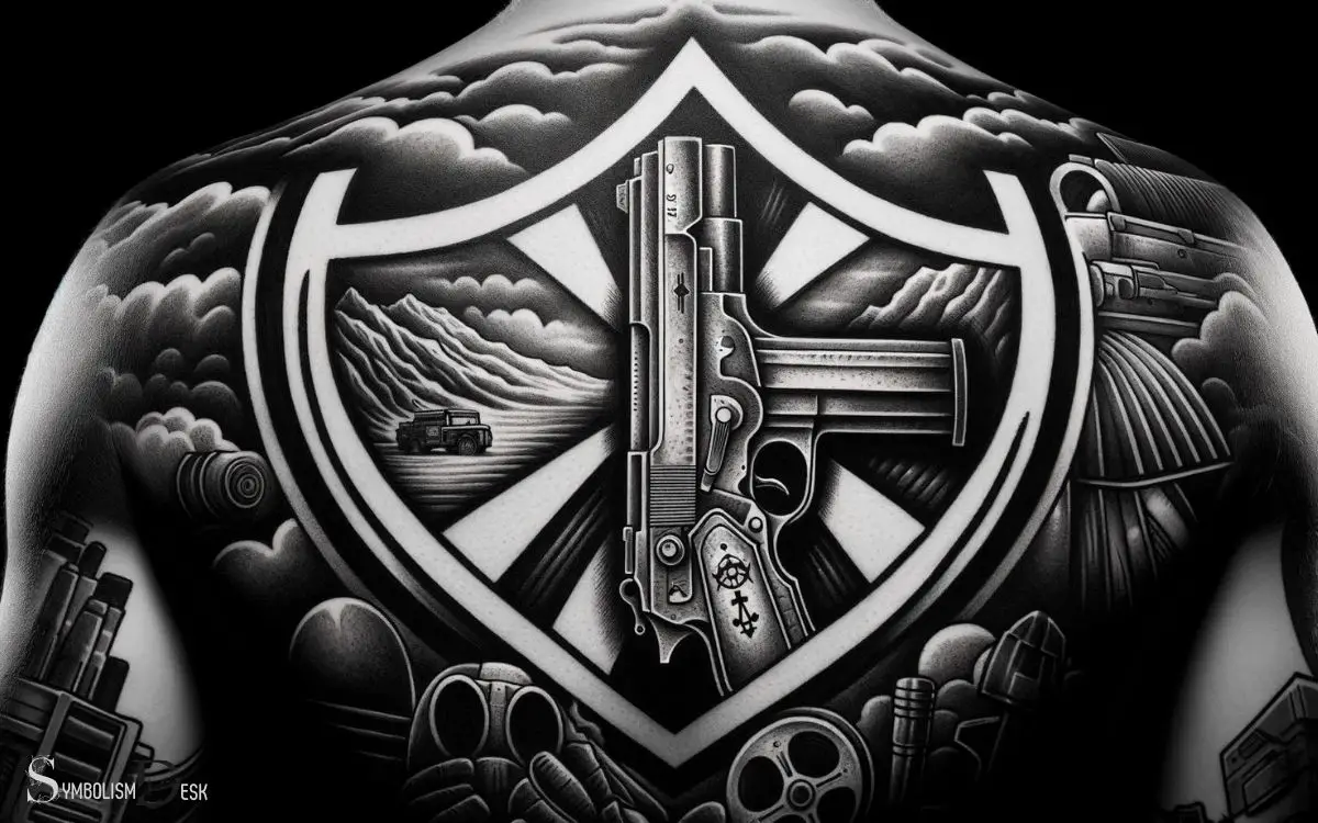what does a gun tattoo symbolize 1