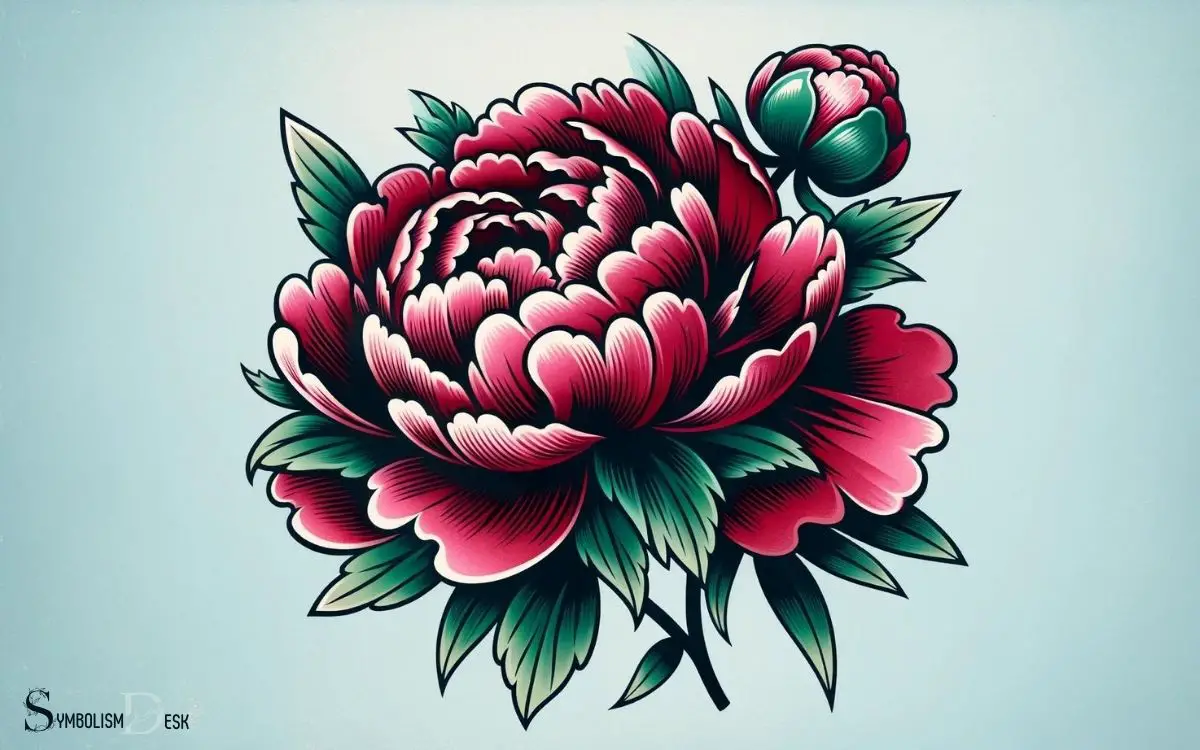 what does peony tattoo symbolize