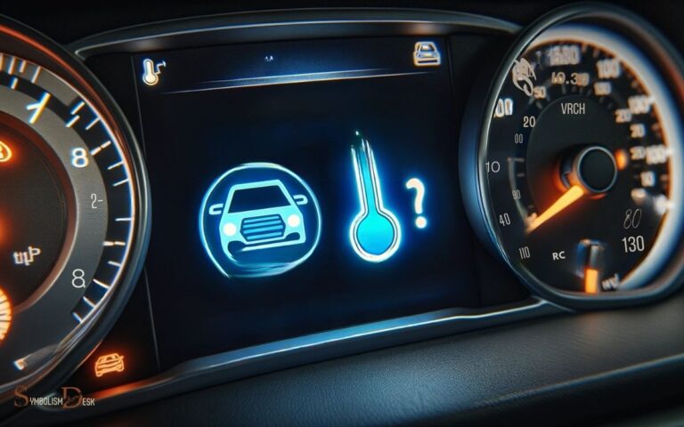 blue light in my car