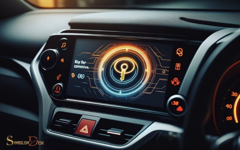Car With Key Symbol On Dashboard Toyota: Smart Key System!