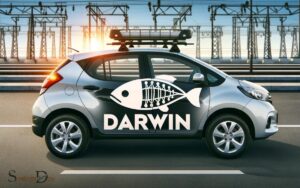Fish Symbol on Car Darwin: Jesus Fish!