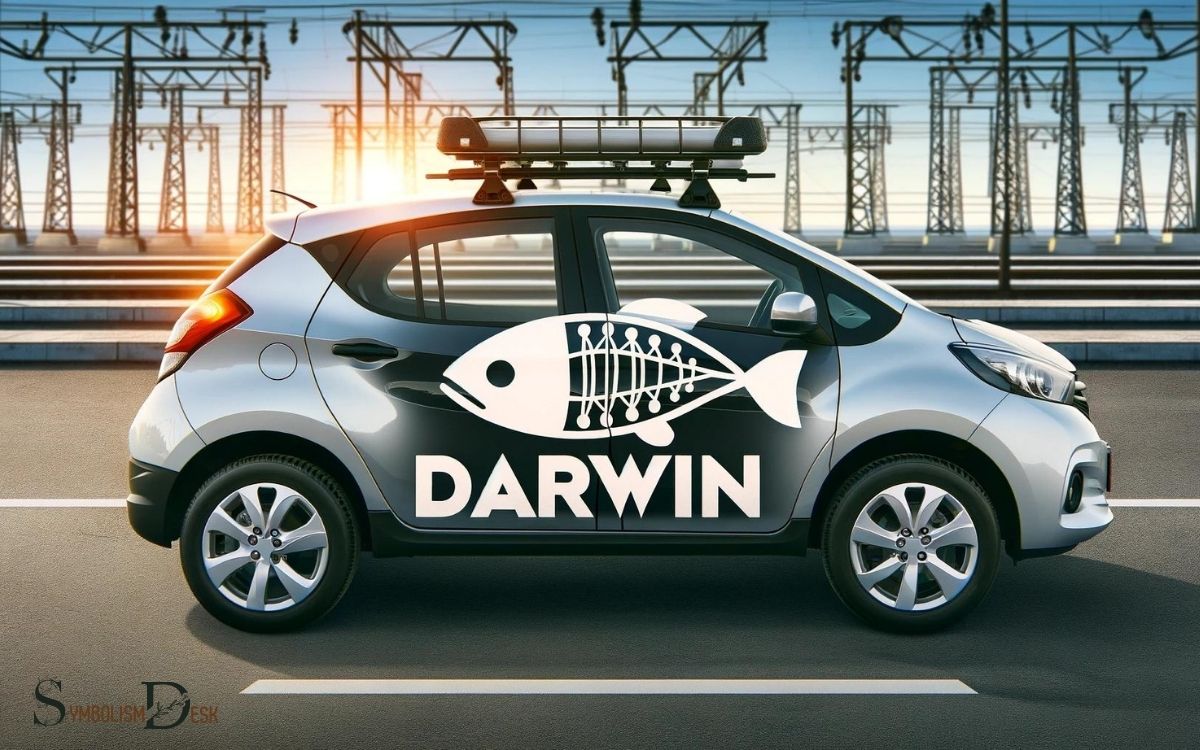 Fish Symbol on Car Darwin