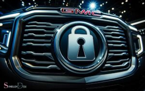 Gmc Car With Lock Symbol: Security System!