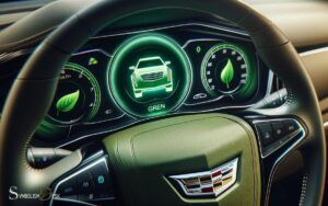 Green Car Symbol on Dashboard Cadillac: Efficiency Gauge!