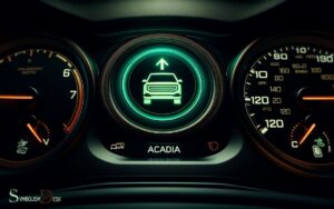 Green Car Symbol on Dashboard Gmc Acadia: Cruise!