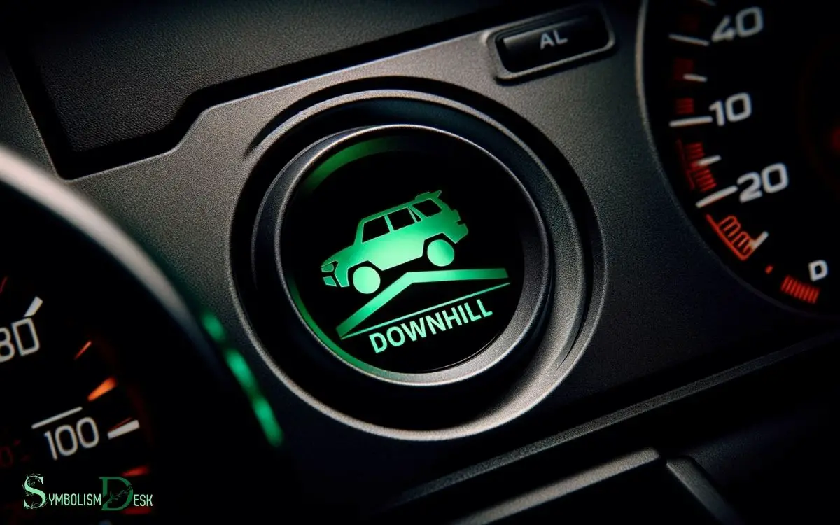 Green Downhill Car Symbol runner