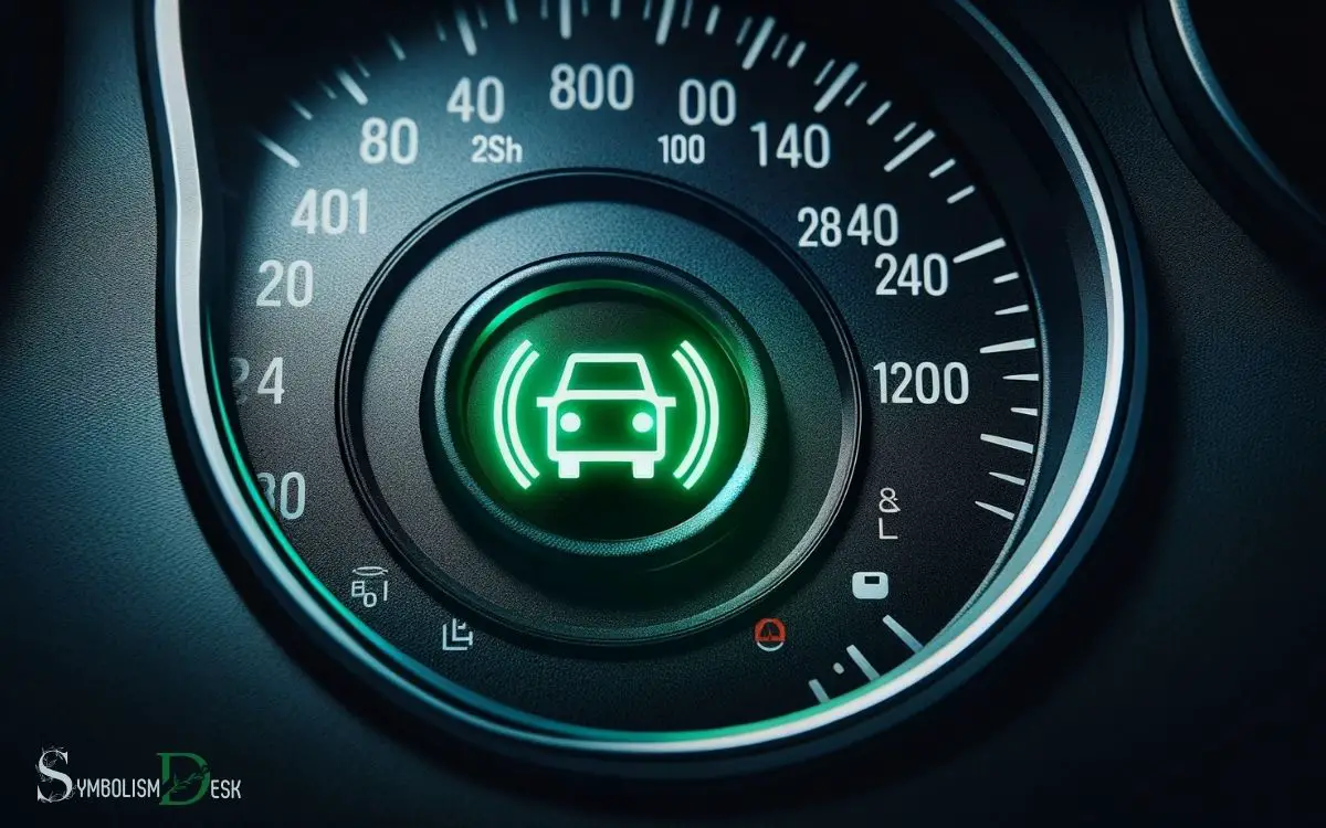 Green Light Symbol in Car