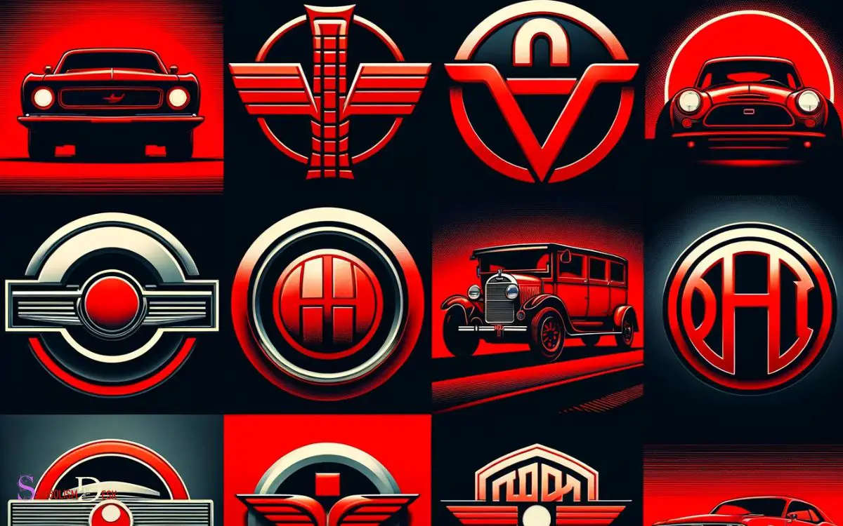 Iconic Car Brands With Red Logos