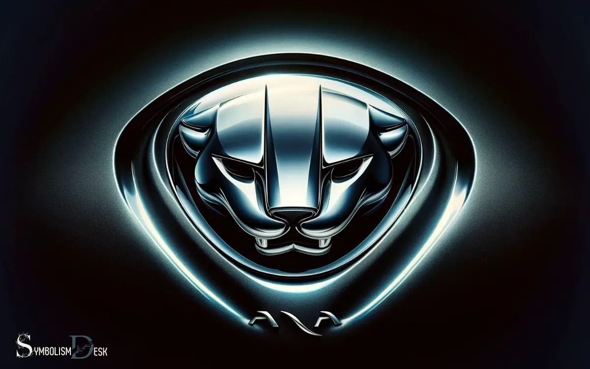 Jaguar Symbol on the Front of the Car