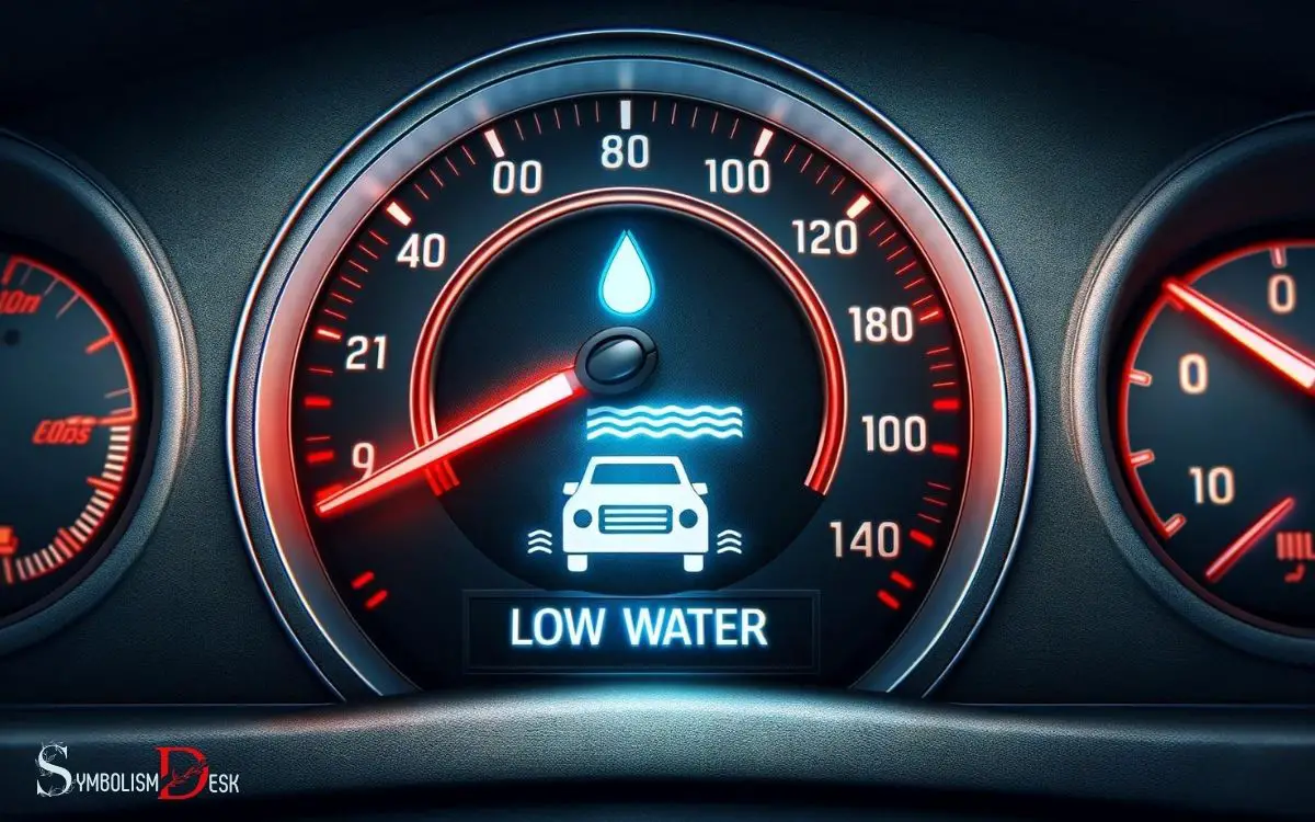 Low Water Symbol in Car