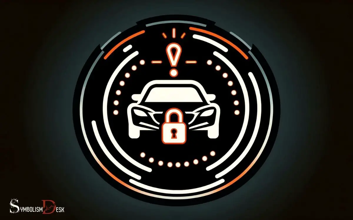 Mazda Flashing Car Symbol with Lock