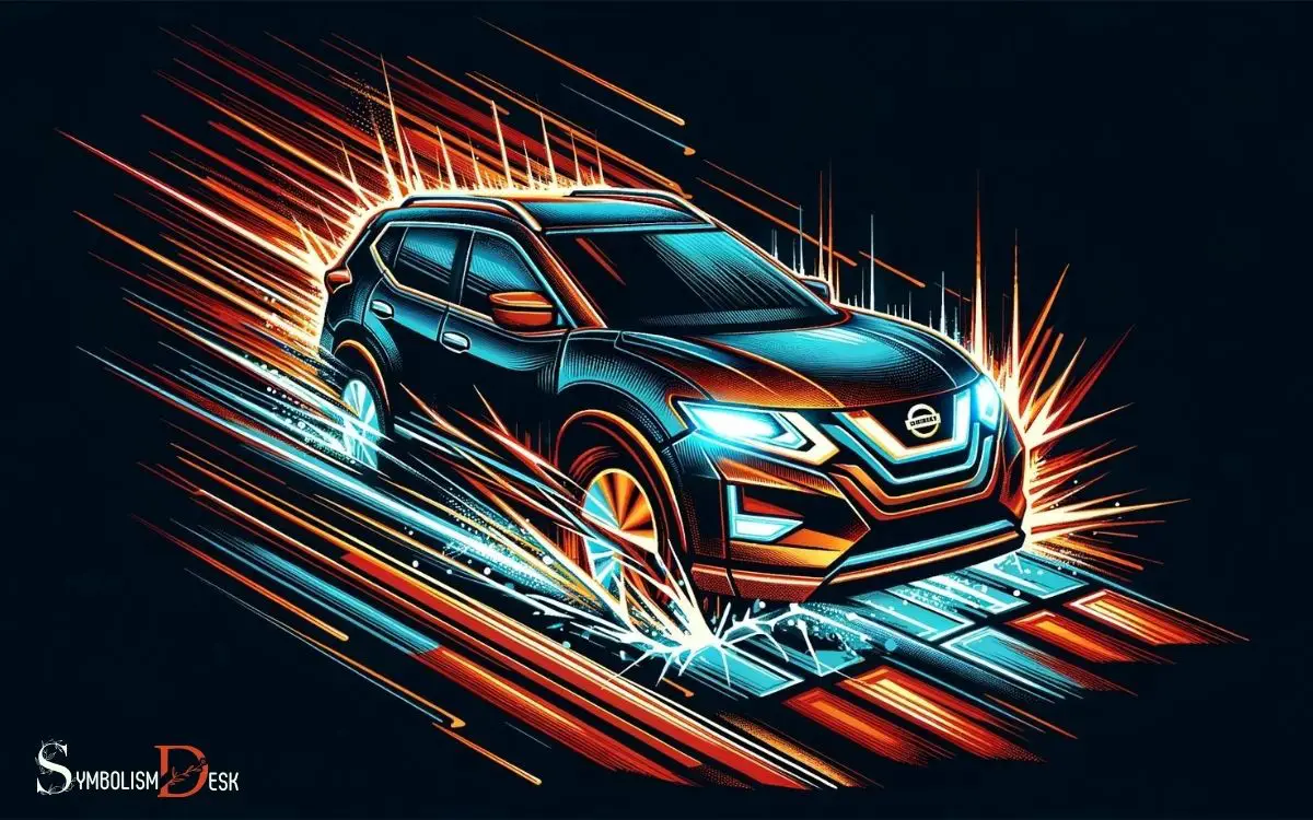 Nissan Rogue Car Crash Symbol Flashing