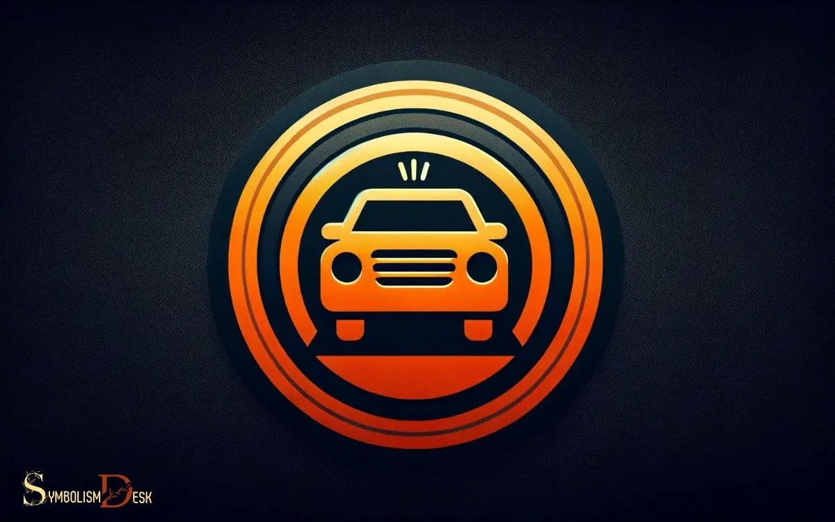 Orange Car Symbol on Dashboard