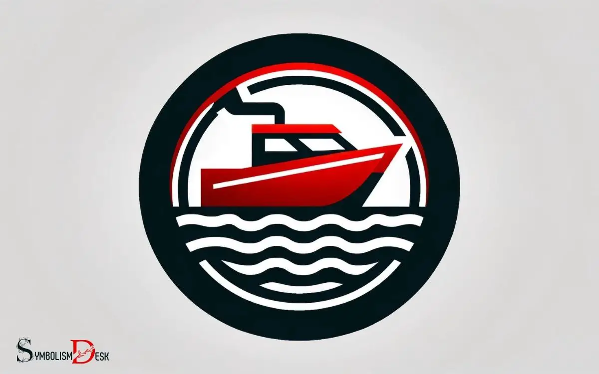 Red Boat Symbol in Car