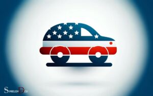 Red White and Blue Car Symbol