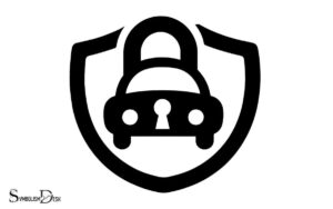 Symbol with Car and Lock