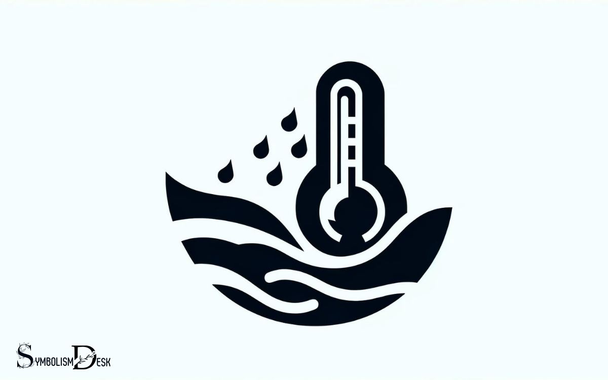 Thermometer in Water Car Symbol