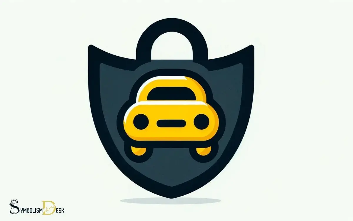 What Does Yellow Car with Lock Symbol Mean