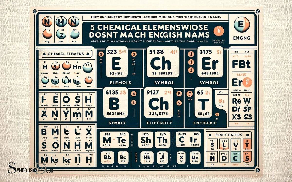 Elements Whose Symbols Dont Match Their Names