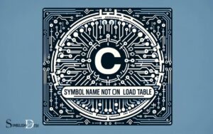 C Symbol Name Not in Load Table