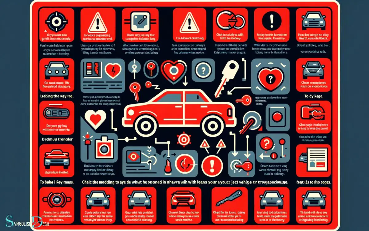 Decoding the Red Car With Key Symbol