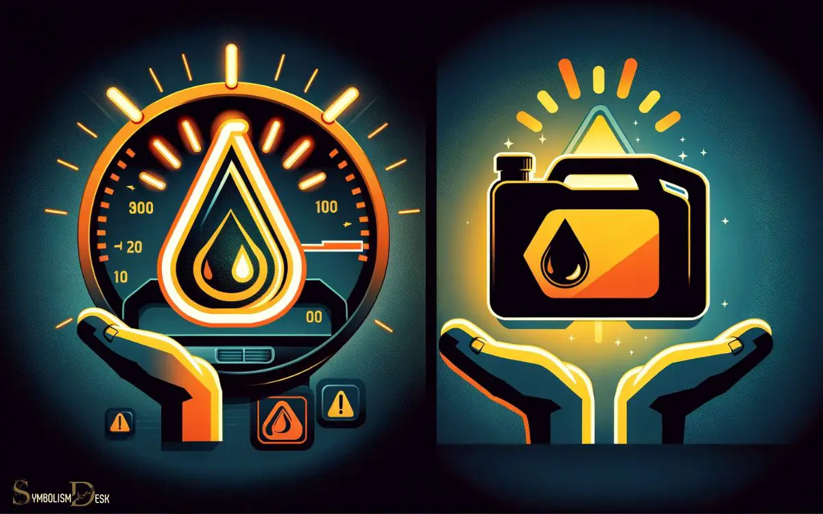 Engine Oil Symbol Warning Vs Maintenance