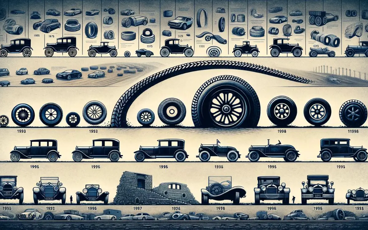 History of the Car Symbol With Tire Tracks